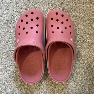 Pink Crocs